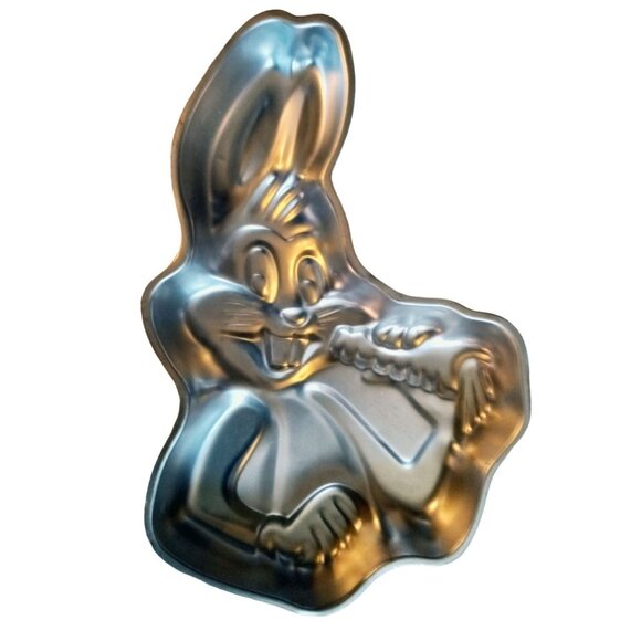 1978 Wilton Bugs Bunny Cake Pan Aluminum Character Vintage 5027598 Bakeware - Picture 8 of 14